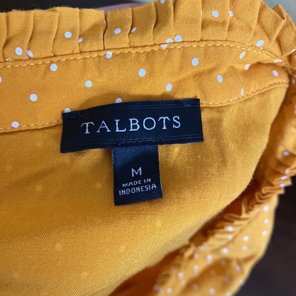 Talbots Polka Dot Blouse - Picture 8 of 9